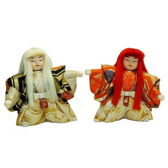 日本人形 木目込人形 10号 連獅子 訳あり品 倉庫管理品 : 雛人形 日本人形 木目込人形 10号 連獅子 訳あり品 倉庫管理品 : 雛人形