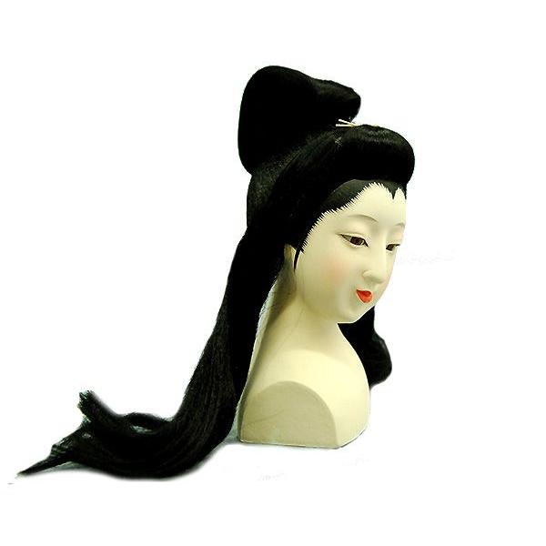 五月人形 本頭 日本人形頭 顔 手芸品 部品 12号 古代 プラスチック頭 : 雛人形-五月
