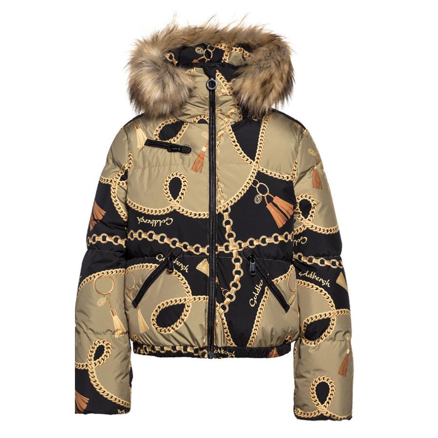 GOLDBERGH faux レディース スキー ジャケット GB00711214 jacket PRECIOUS GB00711214 jacket  faux fur 7410 chain gold gb00711214