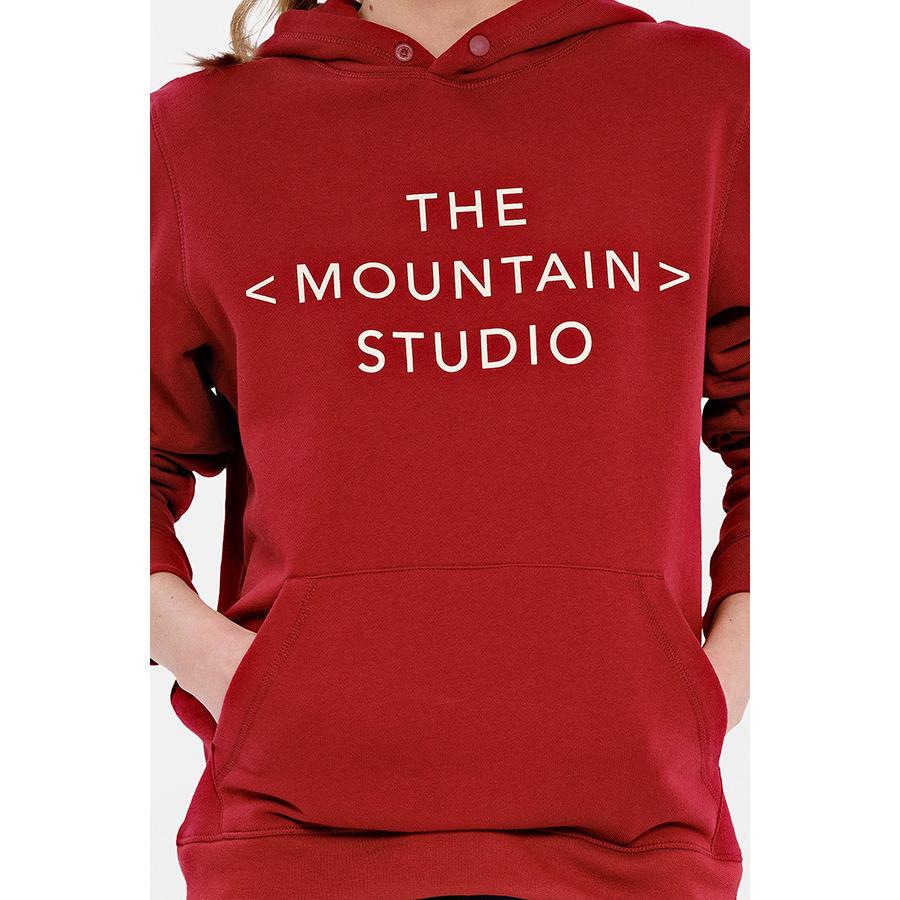 THE MOUNTAIN STUDIO メンズ パーカー H-3 HA-1015 ORGANIC COTTON ORIGINAL HOOD DARK RED/48｜jiro-shop｜04