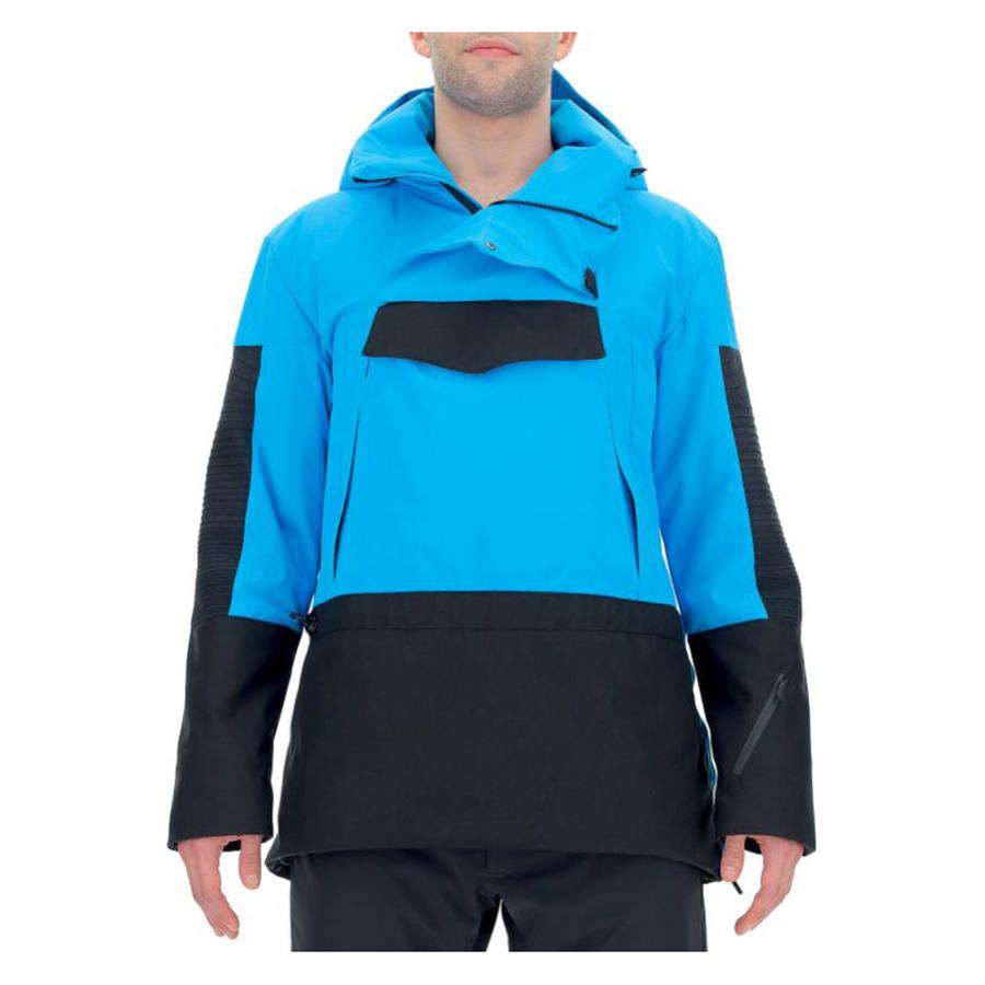 UYN メンズスキージャケット  SNOWMASTER ANORAK JACKET HALF ZIP O102180 K531 Diva Blue/Black｜jiro-shop