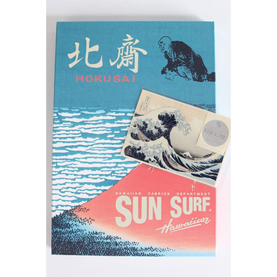 SUN SURF サンサーフ アロハシャツ メンズ SS37651 葛飾北斎 神奈川沖浪裏 105/OFF WHITE｜jiro-shop｜05