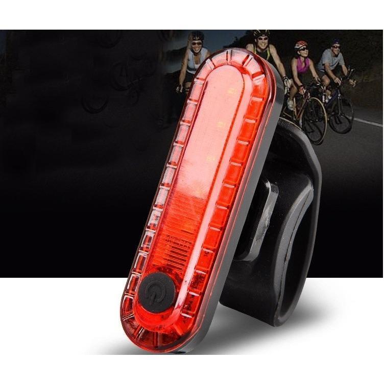 テールライト 自転車用 テールランプ USB 充電式 防水 ロードバイク サイクリング 警告灯 赤色灯 赤 白 点灯 点滅 事故防止 夜間走行 雨 暗｜jirou2-st｜07