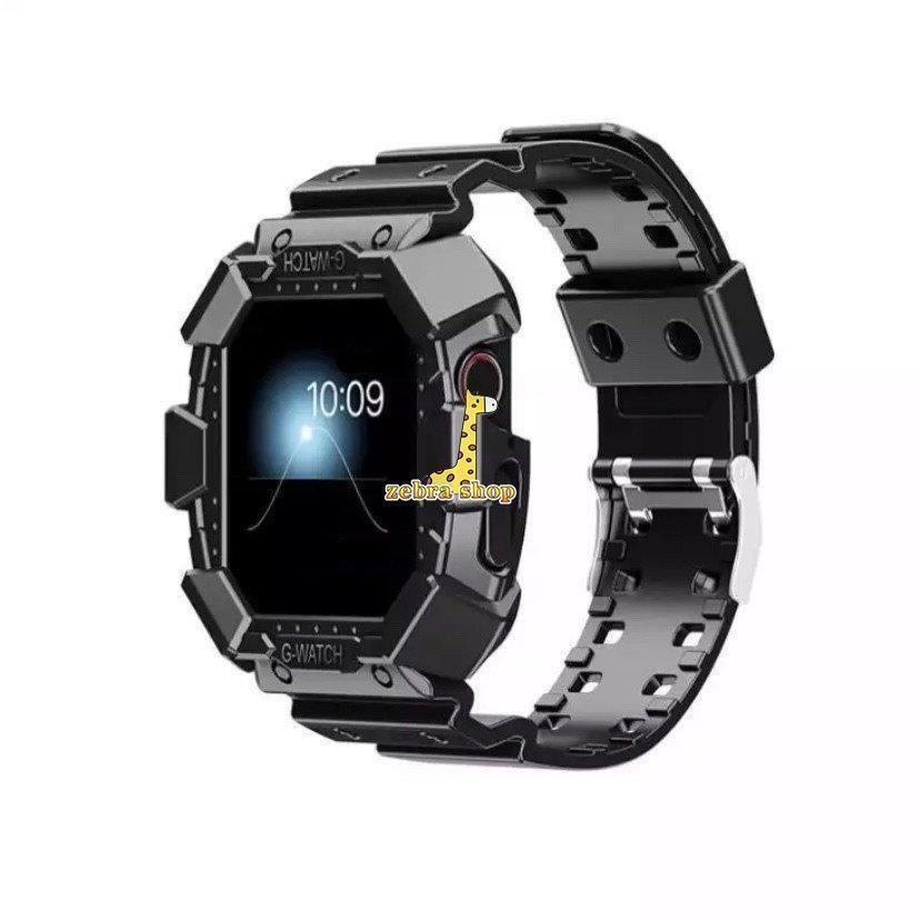 アップルウォッチ　バンド　一体型　Apple Watch　Gショック　ジーショック　ケース　カバー　ベルト series 1 2 3 4 5 6 7 8 SE｜jirou2-st｜11
