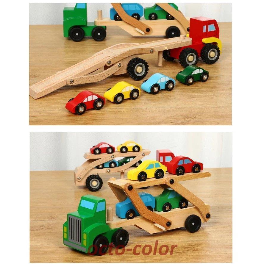 木製 知育玩具 機関車 列車 貨物車 木のおもちゃ 子供 誕生日プレゼント 誕生日 男の子 男 出産祝い 3歳 4歳 5歳 ギフト おもちゃ 乗り物 幼児 玩具｜jirou2-st｜08