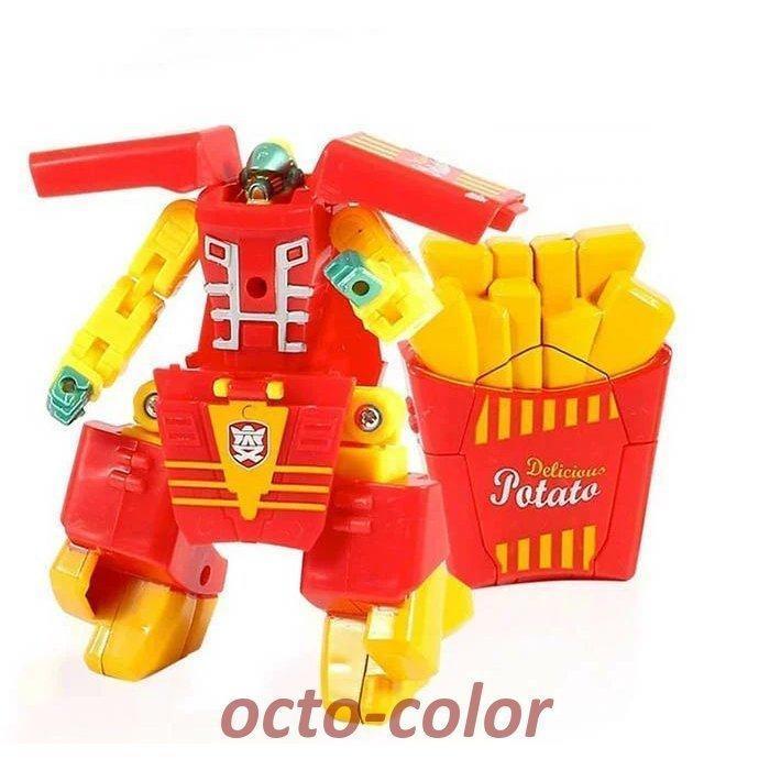変形玩具　おもちゃ　ロボット　食べ物　ハンバーガー　アイスクリーム　変身　ミニサイズ　Kids　遊ぶ　子供　ギフト　可愛い　デザイン　玩具　キ｜jirou2-st｜14