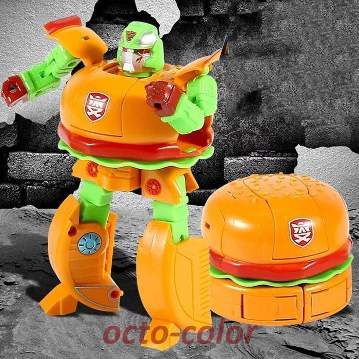 変形玩具　おもちゃ　ロボット　食べ物　ハンバーガー　アイスクリーム　変身　ミニサイズ　Kids　遊ぶ　子供　ギフト　可愛い　デザイン　玩具　キ｜jirou2-st｜08