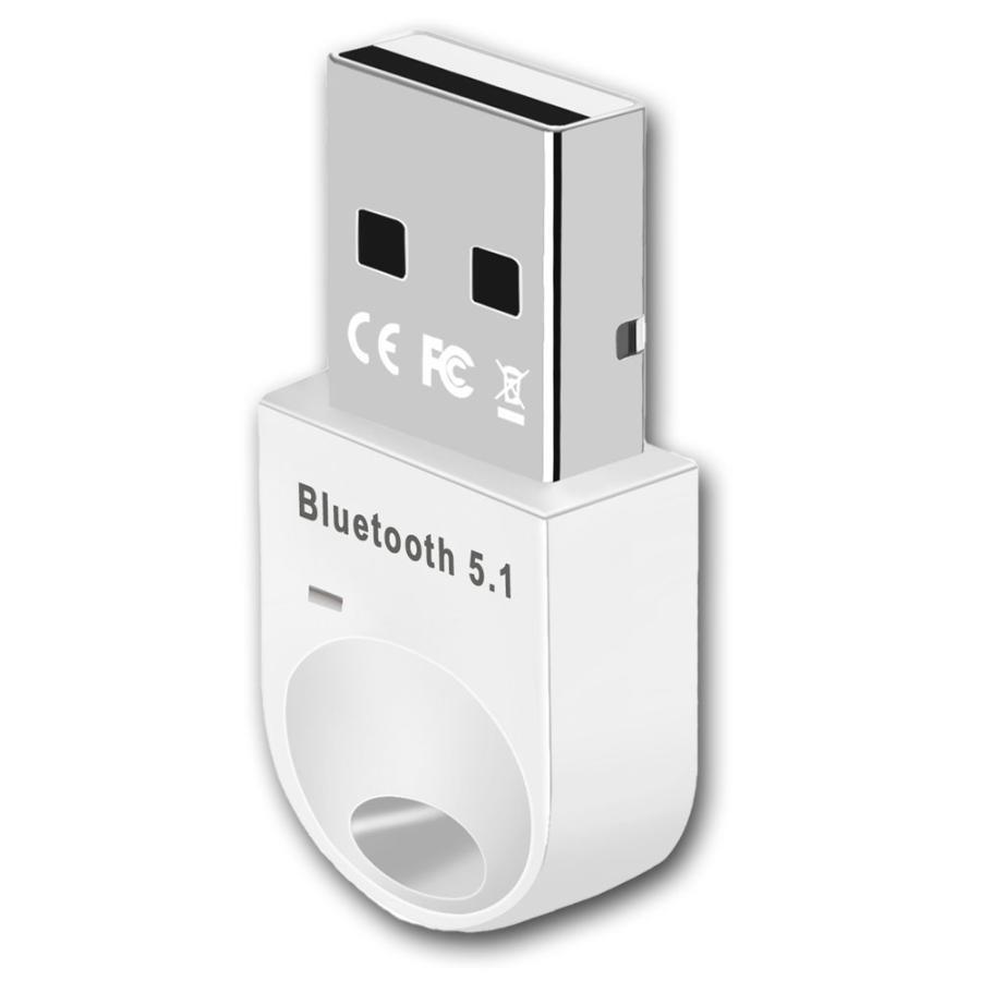 Bluetoothアダプタ USBアダプタ Bluetooth5.1 USB PC パソコン 用 レシーバー 子機 無線 ワイヤレス 低遅延 EDR｜jirou2-st｜03