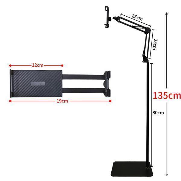 スマホスタンド 寝ながら タブレットスタンド アームスタンド折りたたみ 高さ調整 角度調整 スマホ iPhone iPad スタンド ライブ配信 撮影｜jirou2-st｜02