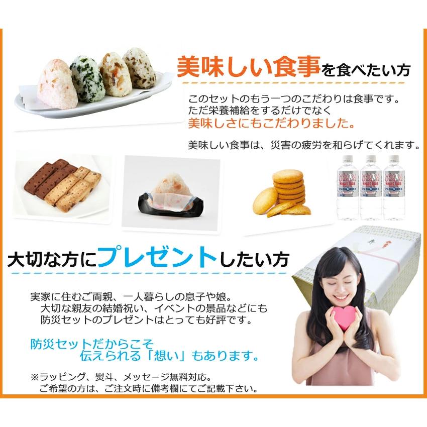 防災セット 防災グッズ 3人用 非常用持ち出し袋 防災リュックRN｜jisin-bousai-goods｜06