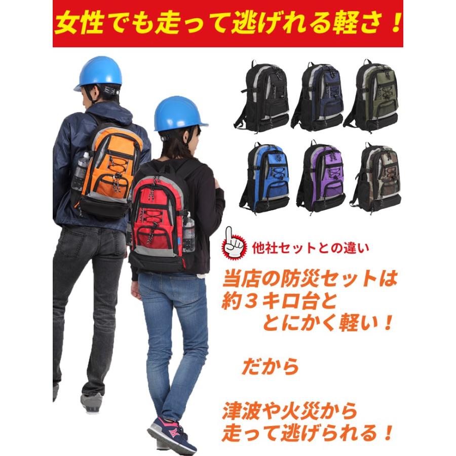 中身だけ 防災セット 防災グッズ 防災リュック 1人用 ヘルメット付きRN｜jisin-bousai-goods｜12