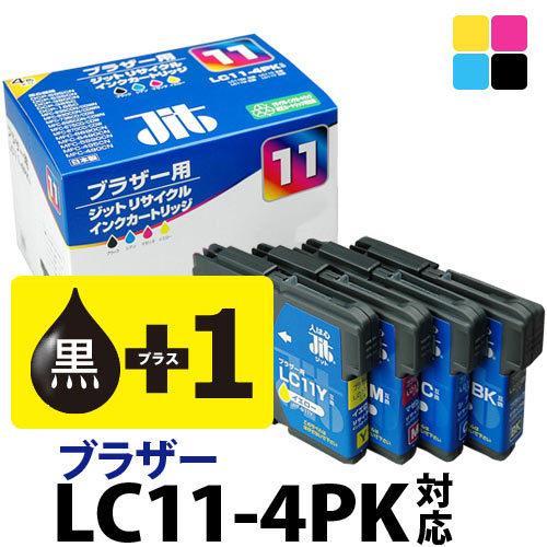 ブラザー工業 インク ブラザー brother LC11-4PK+LC11BK 5本