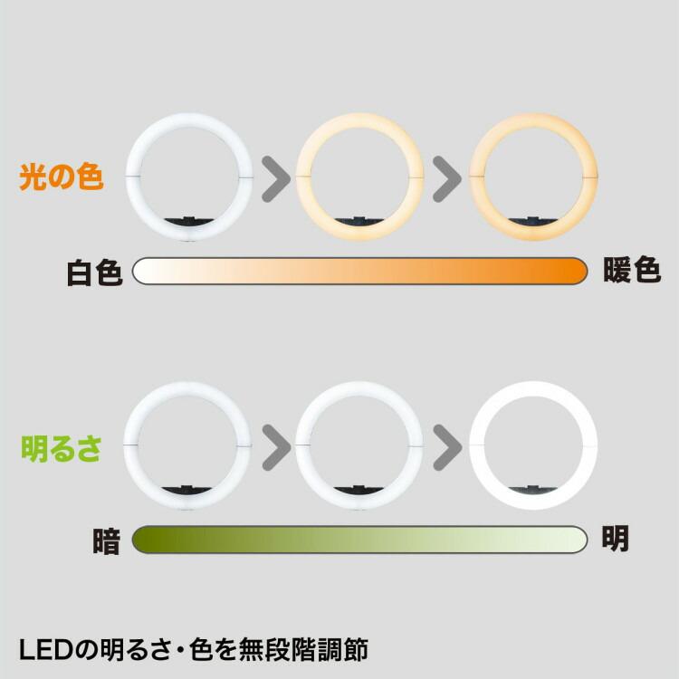 WEBカメラ用LEDライト付きスタンド（テレワーク）サンワサプライ[SAN] 【CMS-STN2BK】 爆買 | SANWA SUPPLY | 09