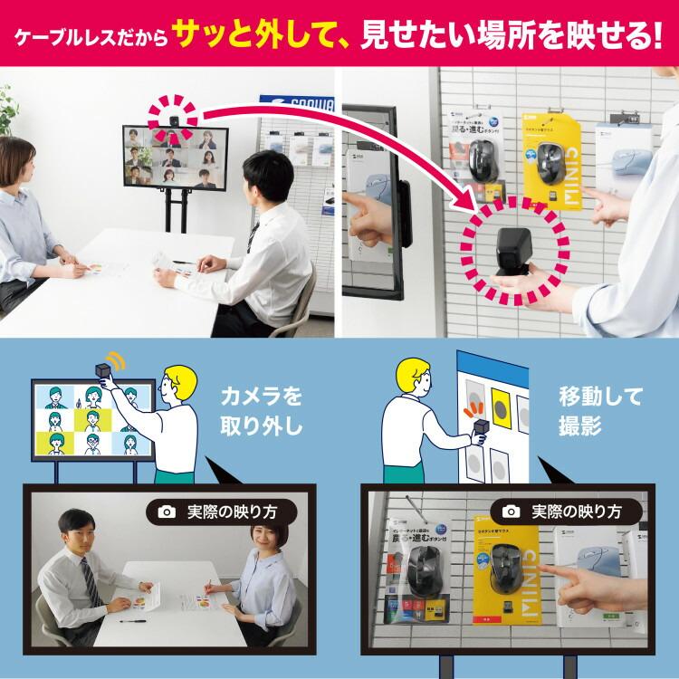 ワイヤレスWEBカメラサンワサプライ[SAN] 【CMS-V65BK】 爆買 | SANWA SUPPLY | 18