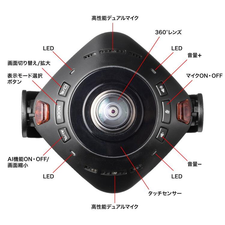 スピーカー内蔵360度Webカメラサンワサプライ[SAN] 【CMS-V71BK】 爆買 | SANWA SUPPLY | 06