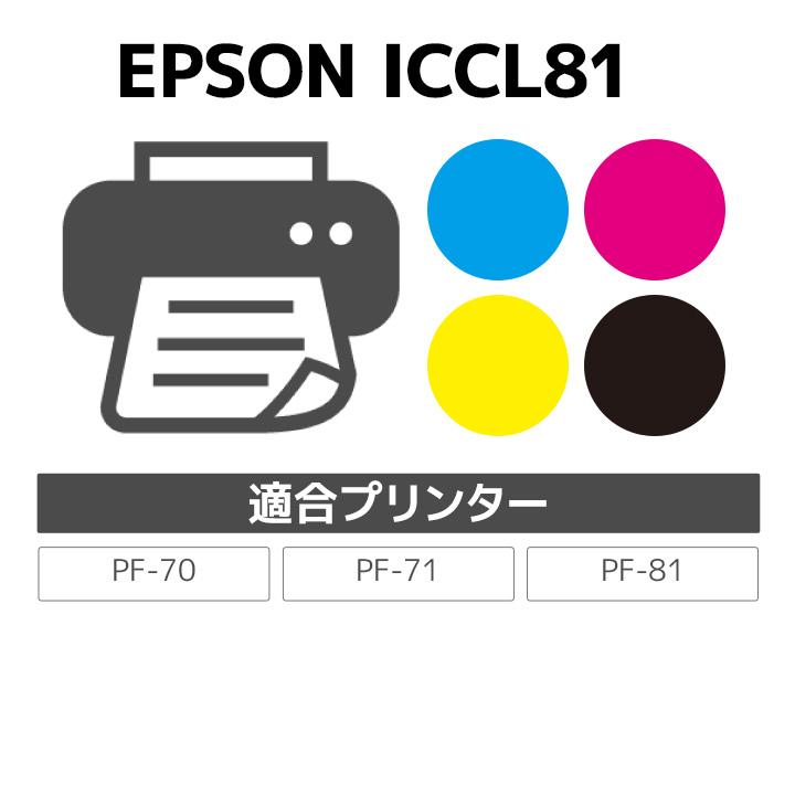 ICCL81対応 カラー3色一体型 ジット リサイクルインク カートリッジ エプソン EPSON  ECL81 ソフトクリーム 爆買 | エプソン | 01