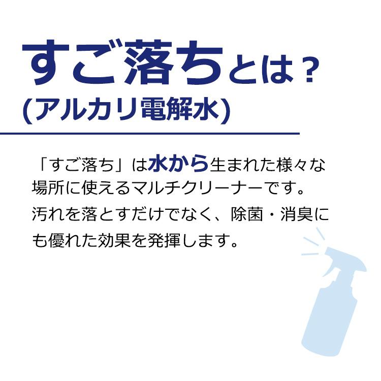 強力電解水 すご落ち 400ml 洗浄 除菌 消臭　PH13.2　アルカリ電解水 |  | 02