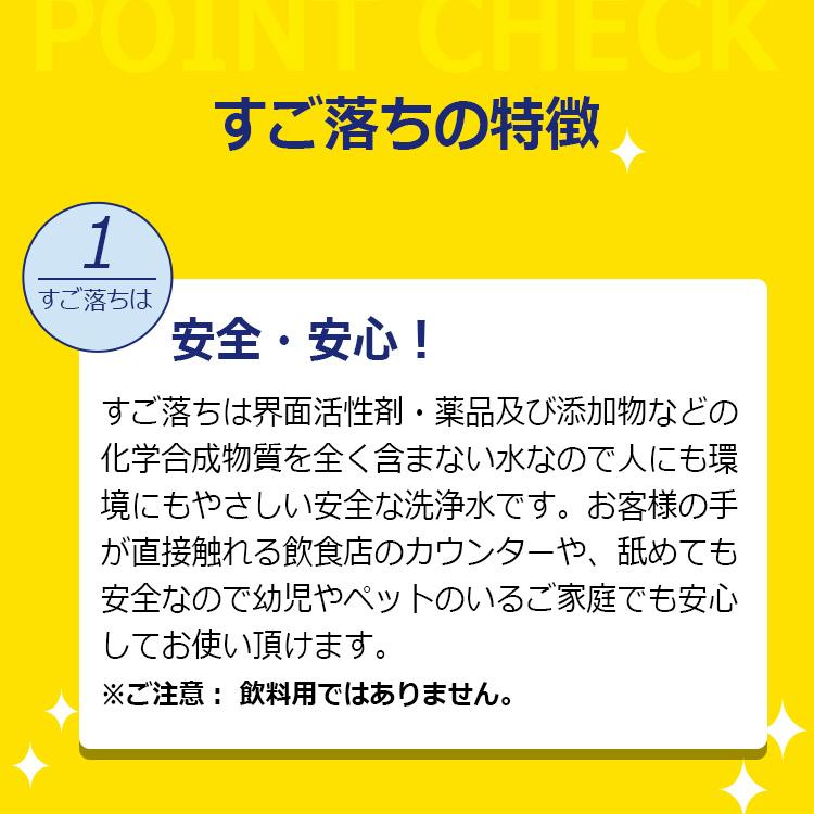 強力電解水 すご落ち 400ml 洗浄 除菌 消臭　PH13.2　アルカリ電解水 |  | 04