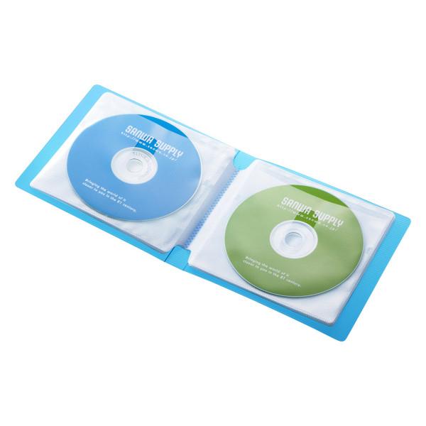 DVD・CDファイルケース（12枚収納・ブルー）【FCD-FL12BL】サンワサプライ [SAN] | SANWA SUPPLY | 03