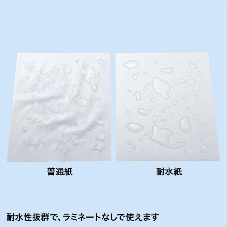 カラーレーザー用　耐水紙・特厚サンワサプライ[SAN] 【LBP-WPF22MDPN】 爆買 | SANWA SUPPLY | 07