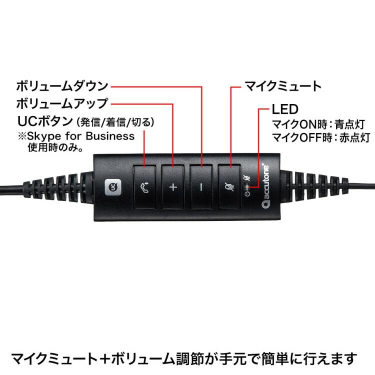 SANWA SUPPLY（サンワサプライ） ノイズキャンセリングマイク付きUSB