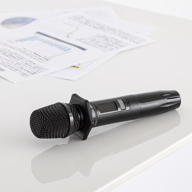 ワイヤレスマイク付き拡声器スピーカー(バッテリー内蔵・ワイヤレスマイク3本対応)サンワサプライ[SAN] 【MM-SPAMP16】 爆買_4