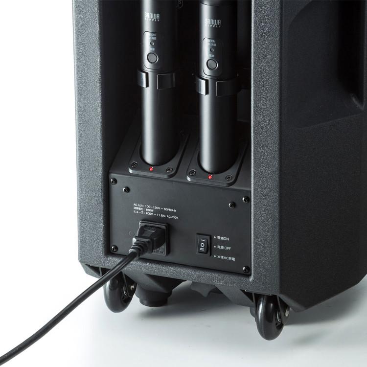 ほぼ新品サンワサプライ ワイヤレスマイク付き拡声器スピーカー MM-SPAMP8 サンワサプライ ワイヤレスマイク付き拡声器スピーカー MM-SPAMP8