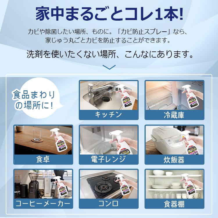 防カビ 防藻 洗浄 除菌 消臭 すご落ち シリーズ カビ防止用スプレー 500ml |  | 10