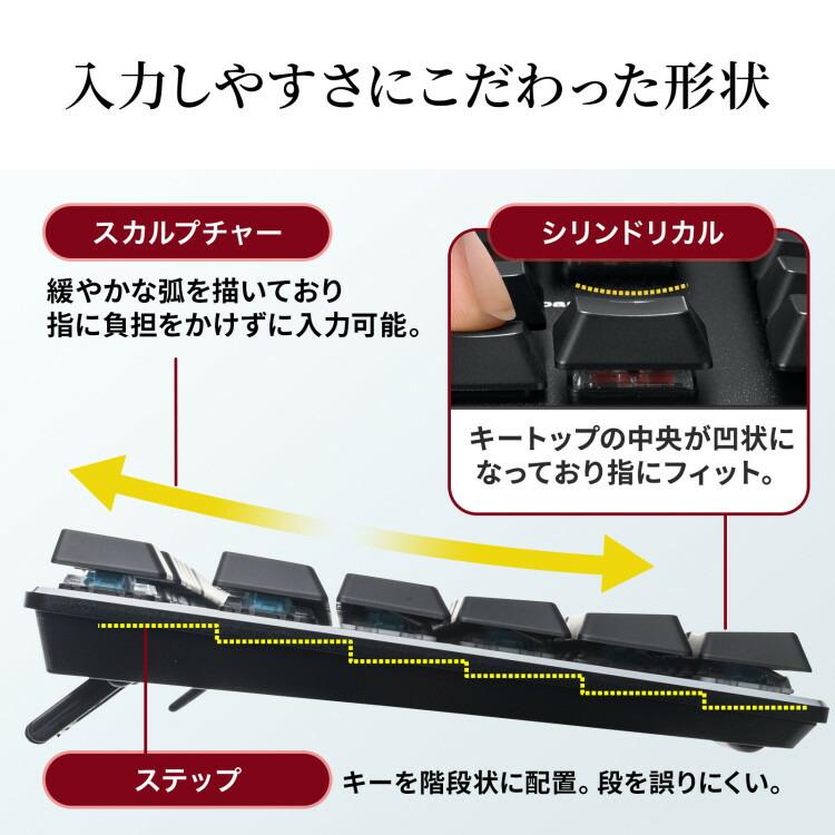 メカニカルキーボード サンワサプライ[SAN] 【SKB-MK3BK】 爆買_11