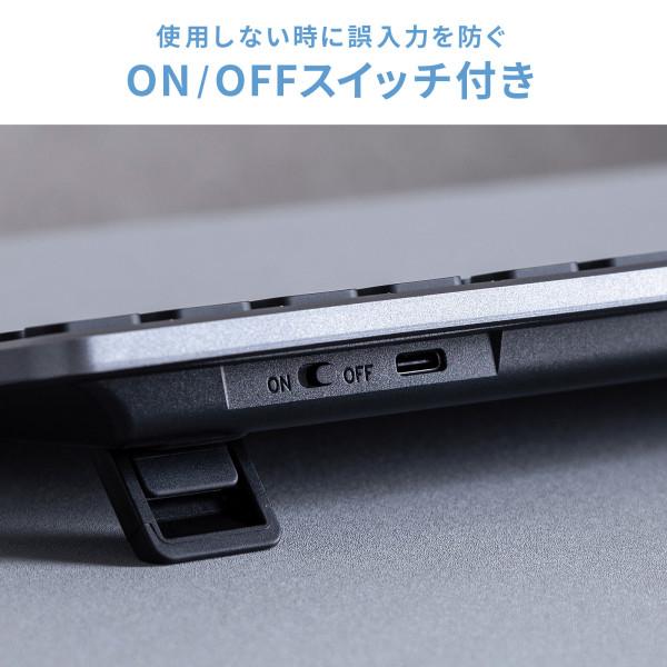 Bluetooth＋2.4Gコンボキーボード【SKB-WBT41BK】サンワサプライ [SAN]_11