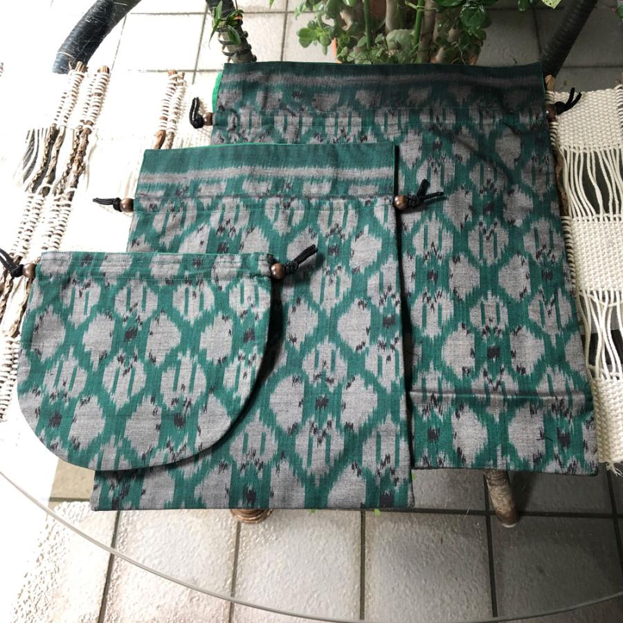 バティック生地 布袋三点セット |  | 04