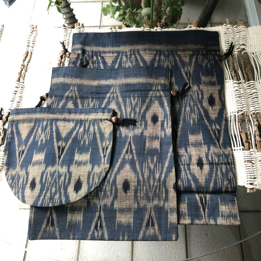 バティック生地 布袋三点セット |  | 05