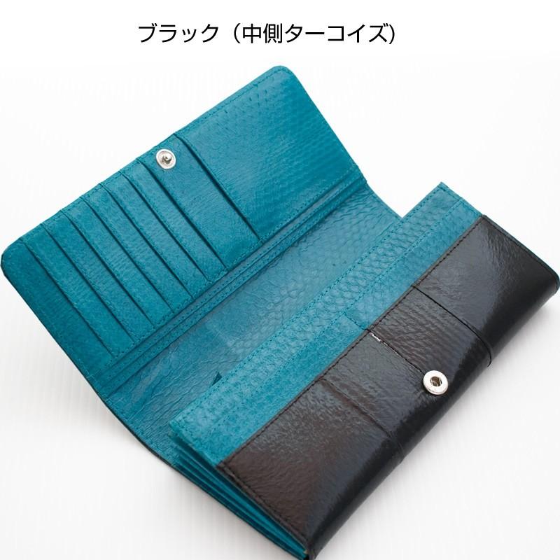 ヘビ革　レディース長財布 |  | 12