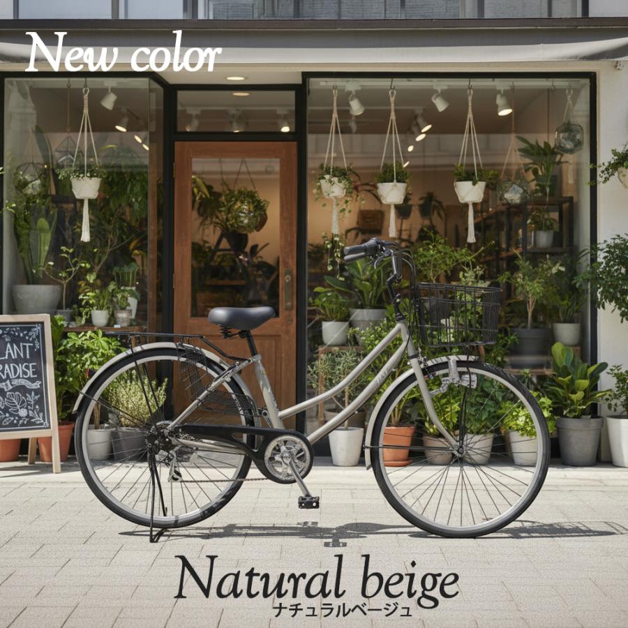 完成品 自転車 26インチ FINI BAA 通学用自転車 お買い物 通学 通勤 6