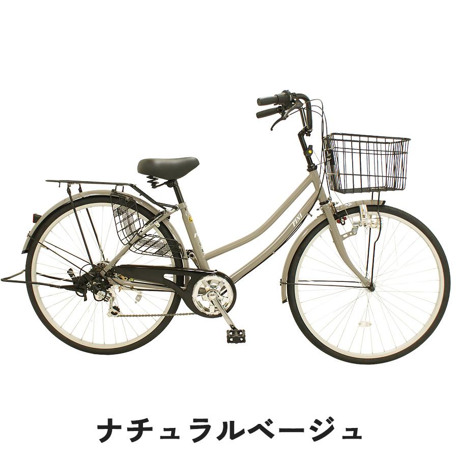完成品 自転車 26インチ FINI BAA 通学用自転車 お買い物 通学 通勤 6