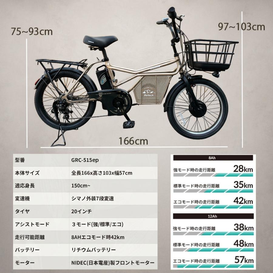 PELTECH（ペルテック） 限定生産 PELTECH×EBISU 別注モデル 電動自転車