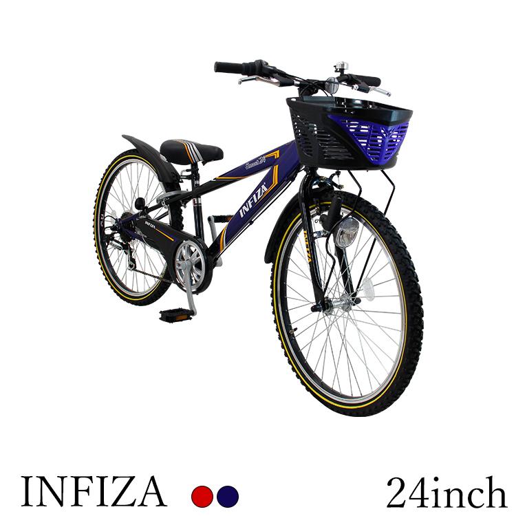 子供用自転車 マウンテンバイク 24インチ 外装6段変速 小学生 男の子 女の子 Infiza Infiza246 サイクルショップ 自転車box 通販 Yahoo ショッピング