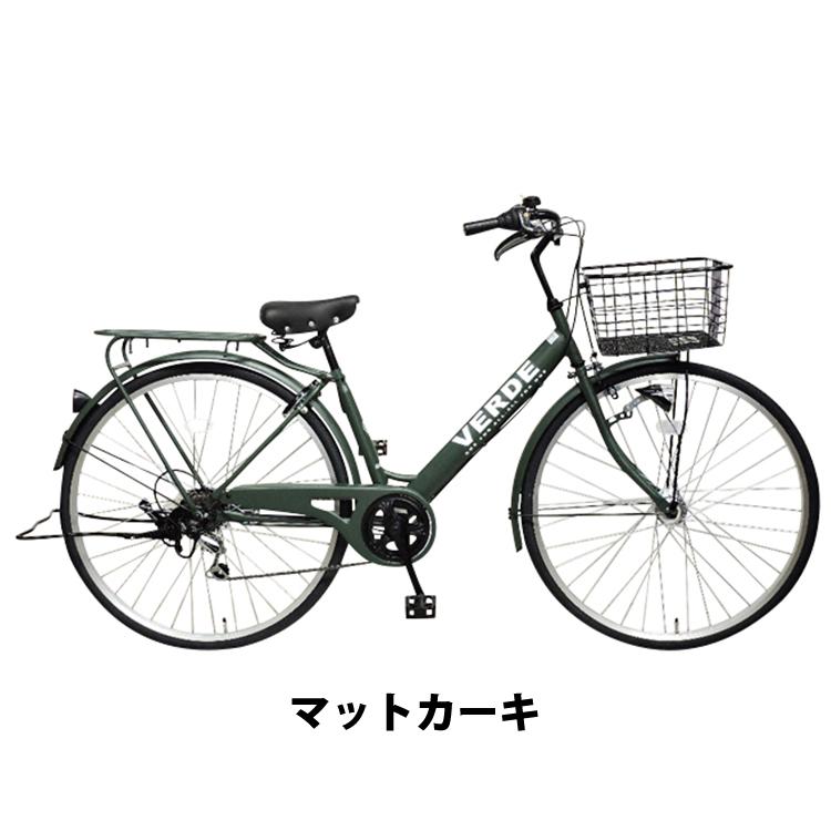 ベルデ 自転車 27インチ 外装6段変速 シティサイクル サカモトテクノ ...