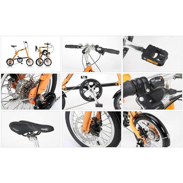 NANOO（ナノー） FD-1408｜14インチ8段変速折りたたみ自転車