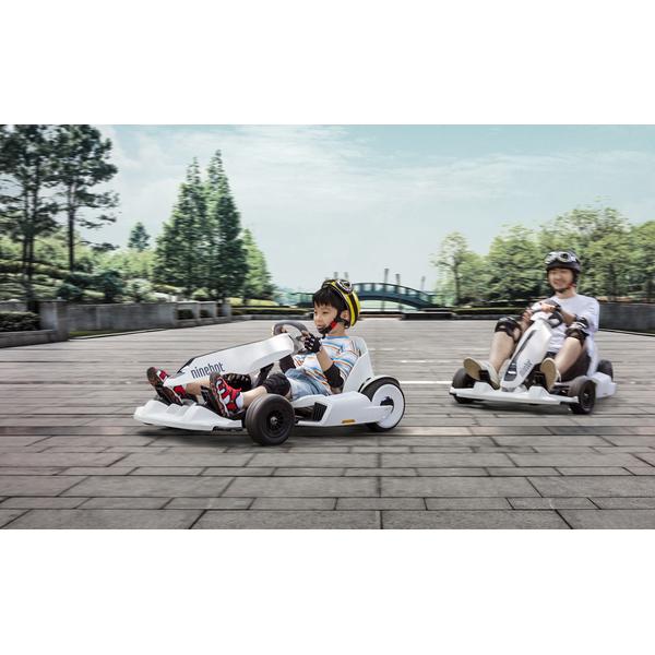 ninebot 電動ゴーカート 、セグウェイ、コンパクト ホワイト、 Segway-Ninebot（セグウェイ-ナインボット） Gokart Kit｜電動
