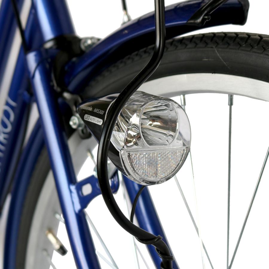 ママチャリ 26インチ オートライト 自転車 シティサイクル 安い 260HD ブルー 青 本体 新品 女子 男子 激安 :4571487000525: 自転車BANK - 通販 - Yahoo!ショッピング