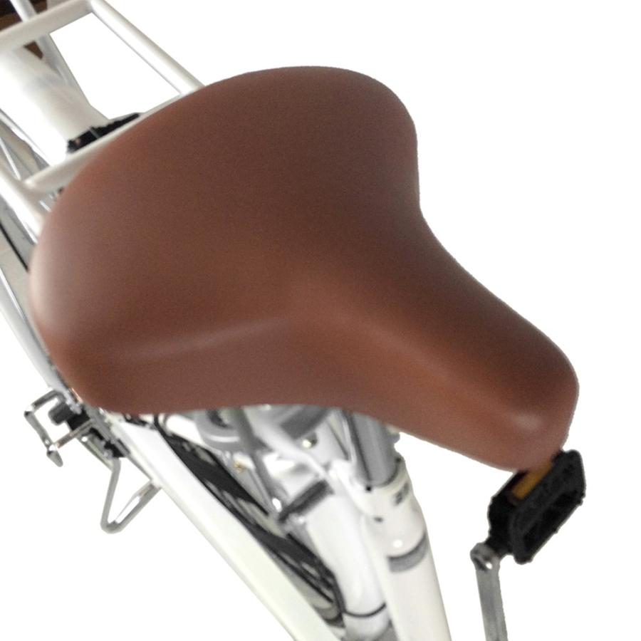 ママチャリ 27インチ 自転車 6段ギア 変速 オートライト シティサイクル Ssフレーム 安い ホワイト 本体 新品 激安 自転車bank 通販 Yahoo ショッピング