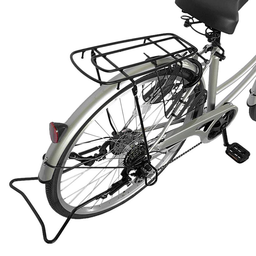 かわいい！欠品入荷未定 自転車 26インチ 6段変速ギア シルバー