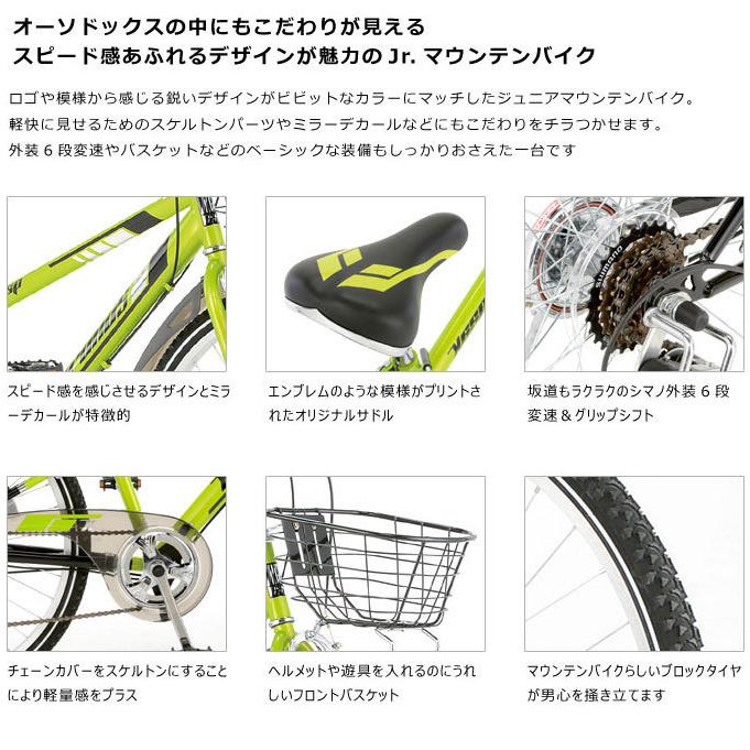 DAIWA CYCLE 子供用自転車 クロノス 22インチ 6段変速 ダイナモ