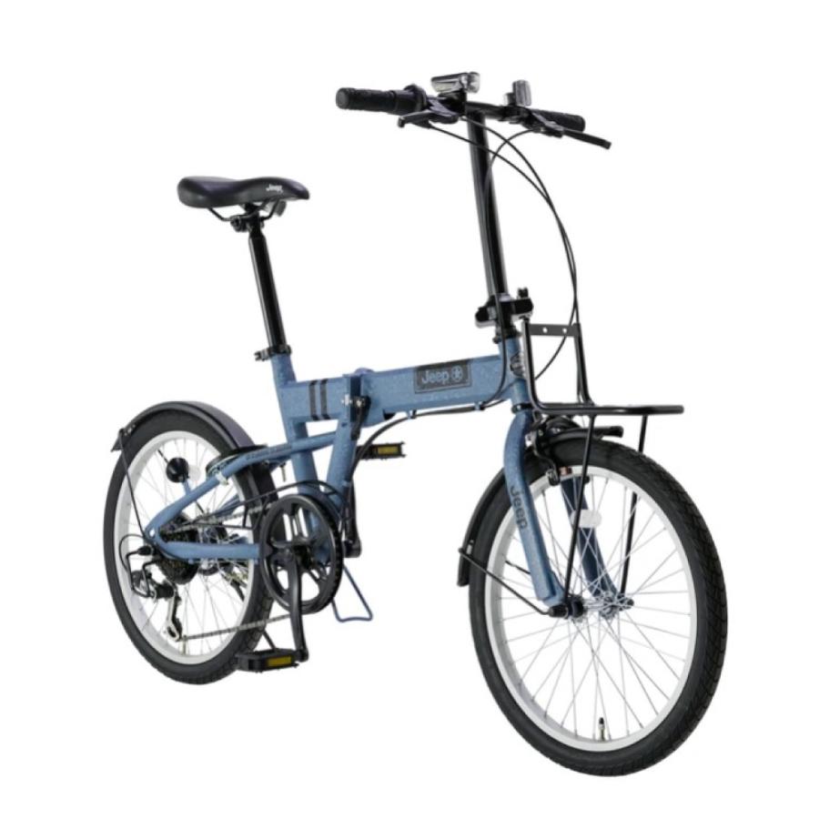Jeep 折りたたみ自転車 ネイビー Jeep（ジープ） 折りたたみ自転車 JE-206G : 自転車倶楽部 - 通販