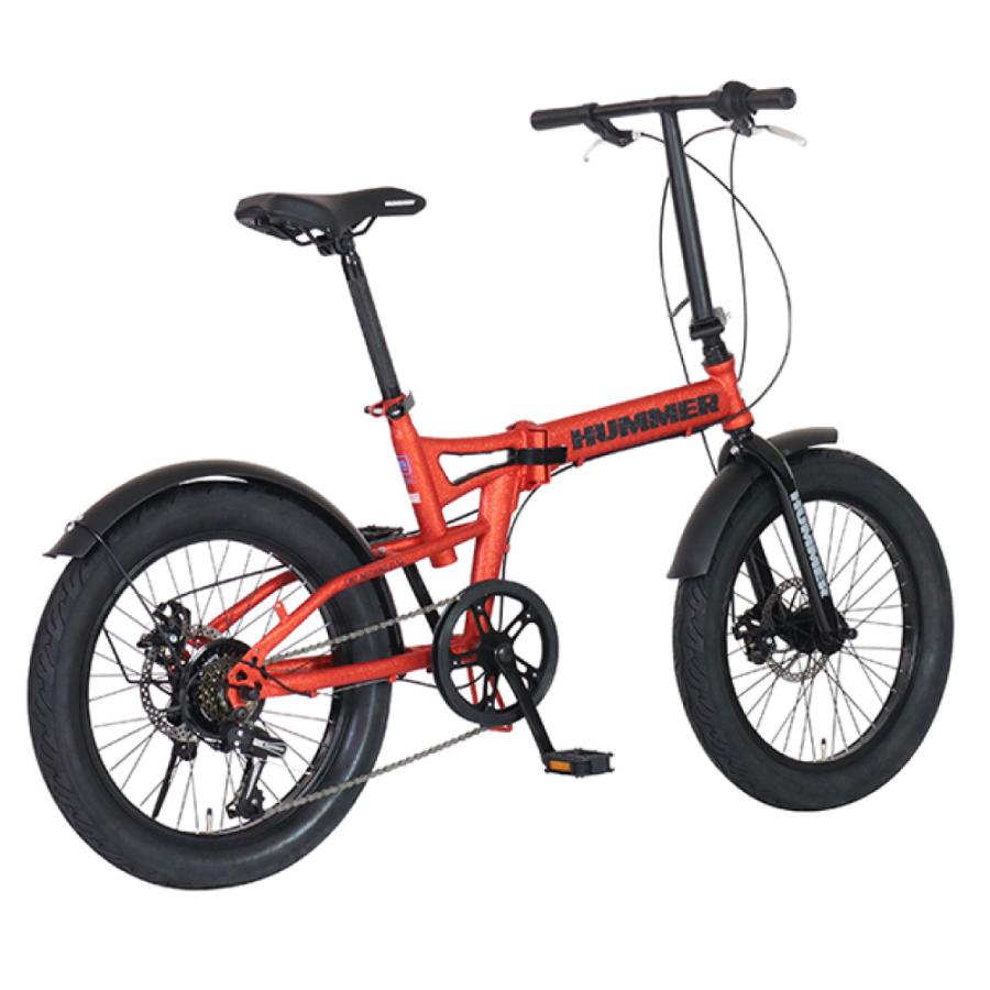 HUMMER　折りたたみ自転車　20インチ HUMMER（ハマー） 自転車 折りたたみ自転車 GIC ジック FDB206FAT-DISC