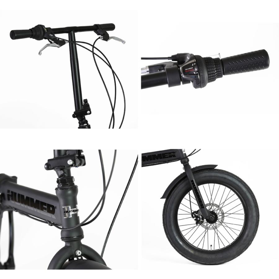 HUMMER（ハマー） 自転車 折りたたみ自転車 GIC ジック FDB206FAT-DISC