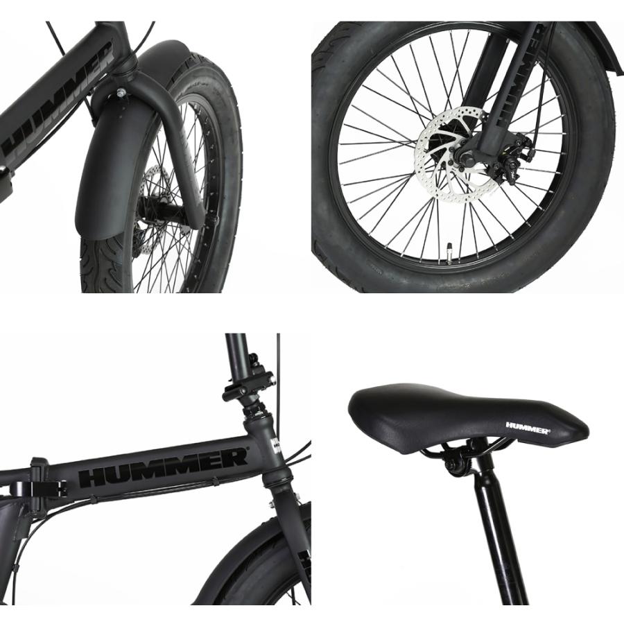 HUMMER（ハマー） 自転車 折りたたみ自転車 GIC ジック FDB206FAT-DISC