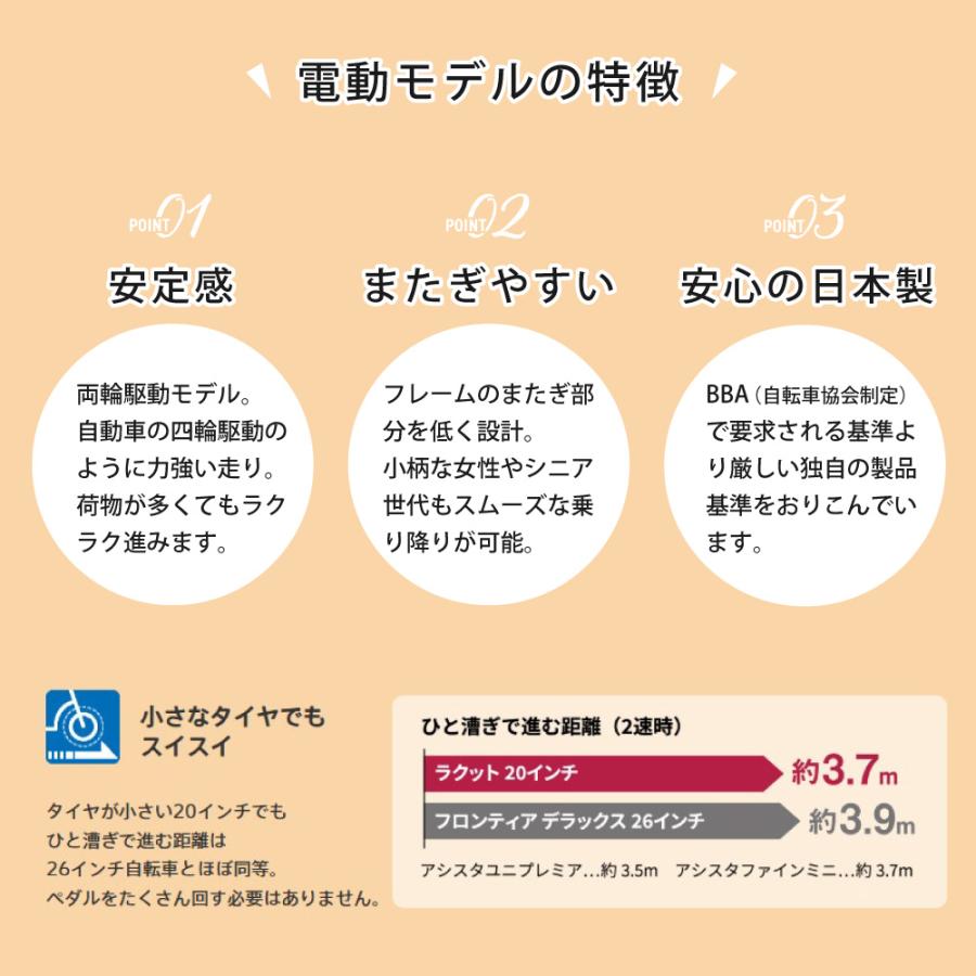 RAKUTTO 電動アシスト自転車 BRIDGESTONE ブリヂストン 2025年モデル