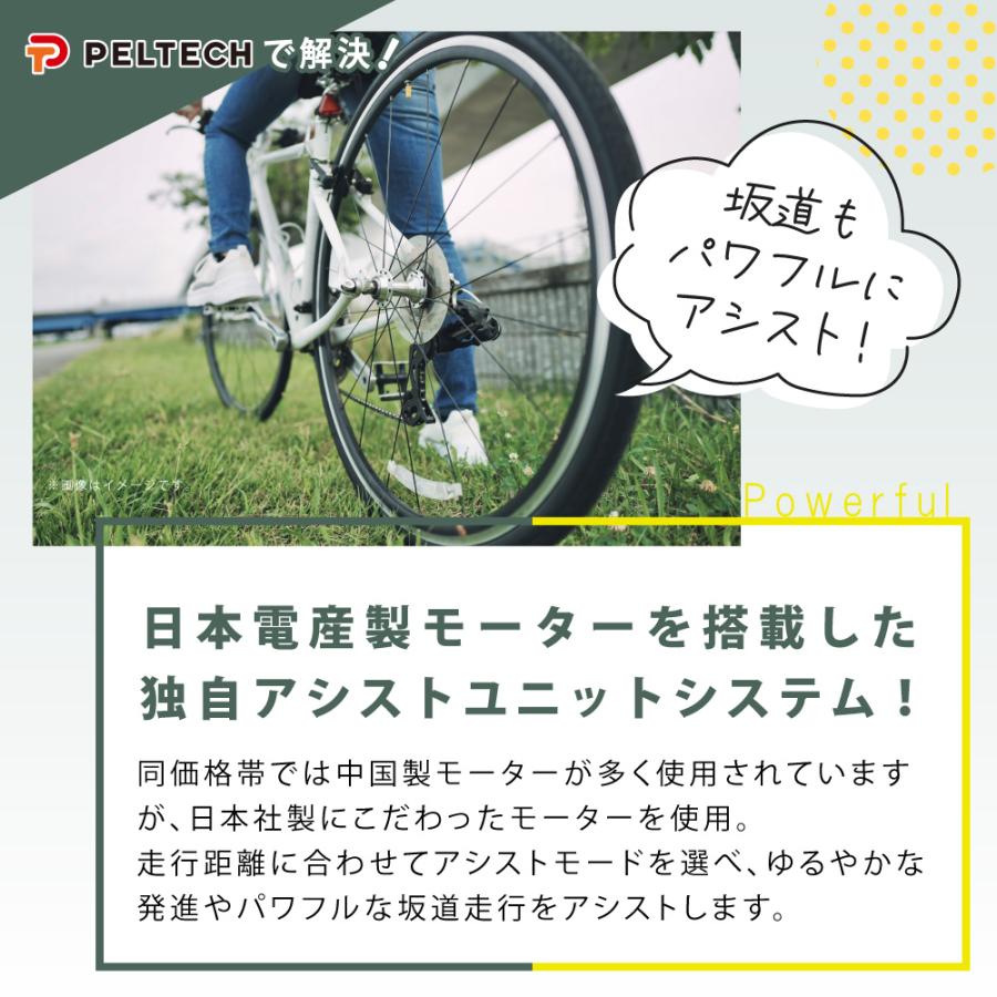 PELTECH（ペルテック） 電動アシスト自転車 27.5型 クロスE-バイク